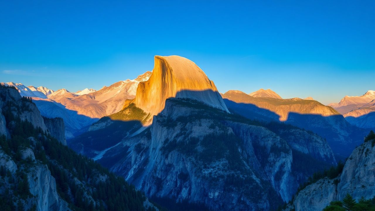Enchanting Yosemite Valley Capitan Panorama