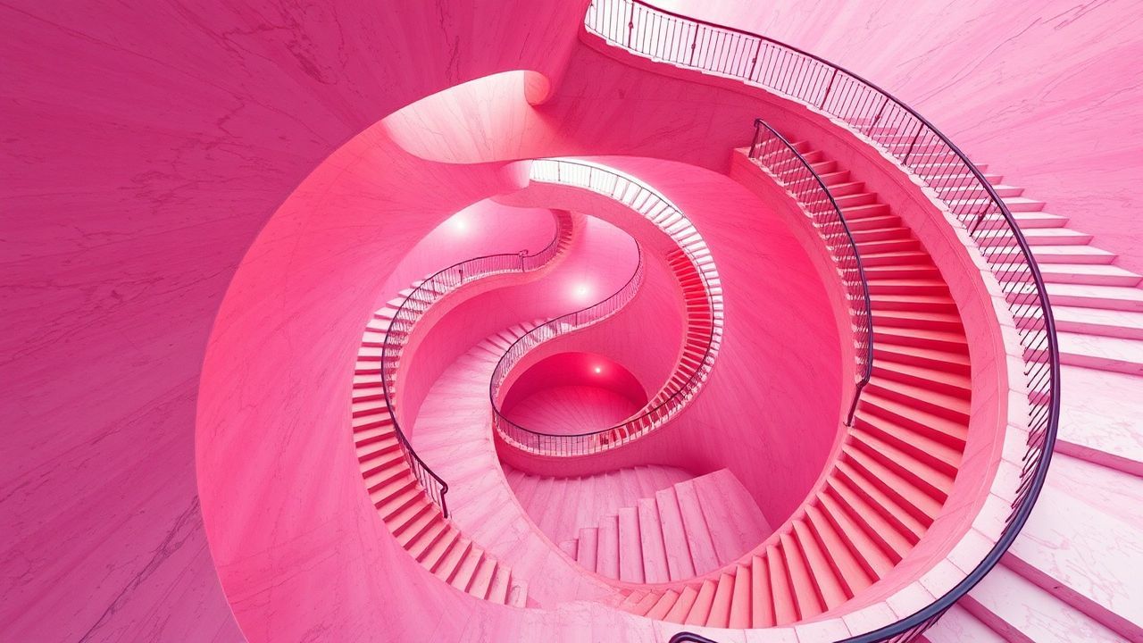 Luminous Infinite Stairs Impossible