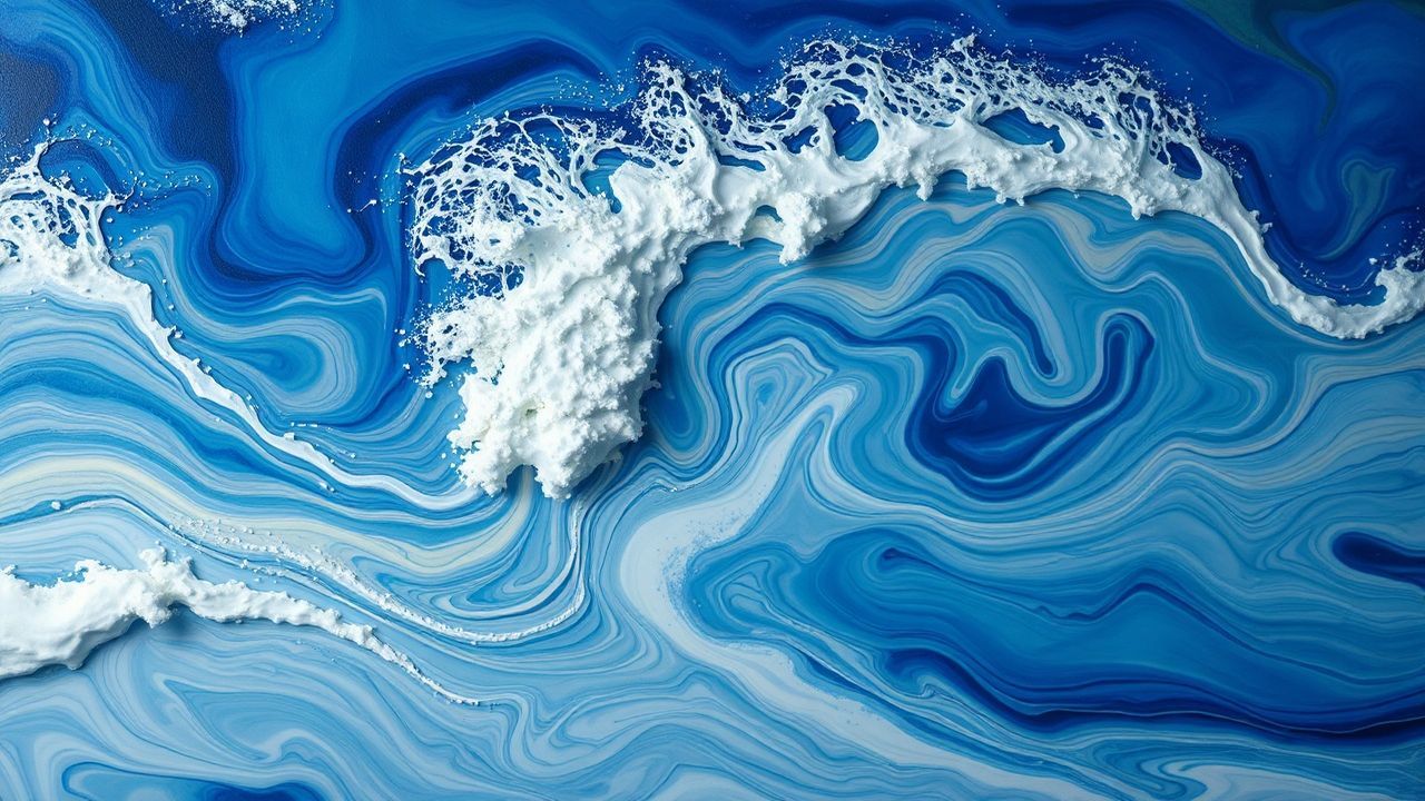 Sweeping Resin Art Ocean