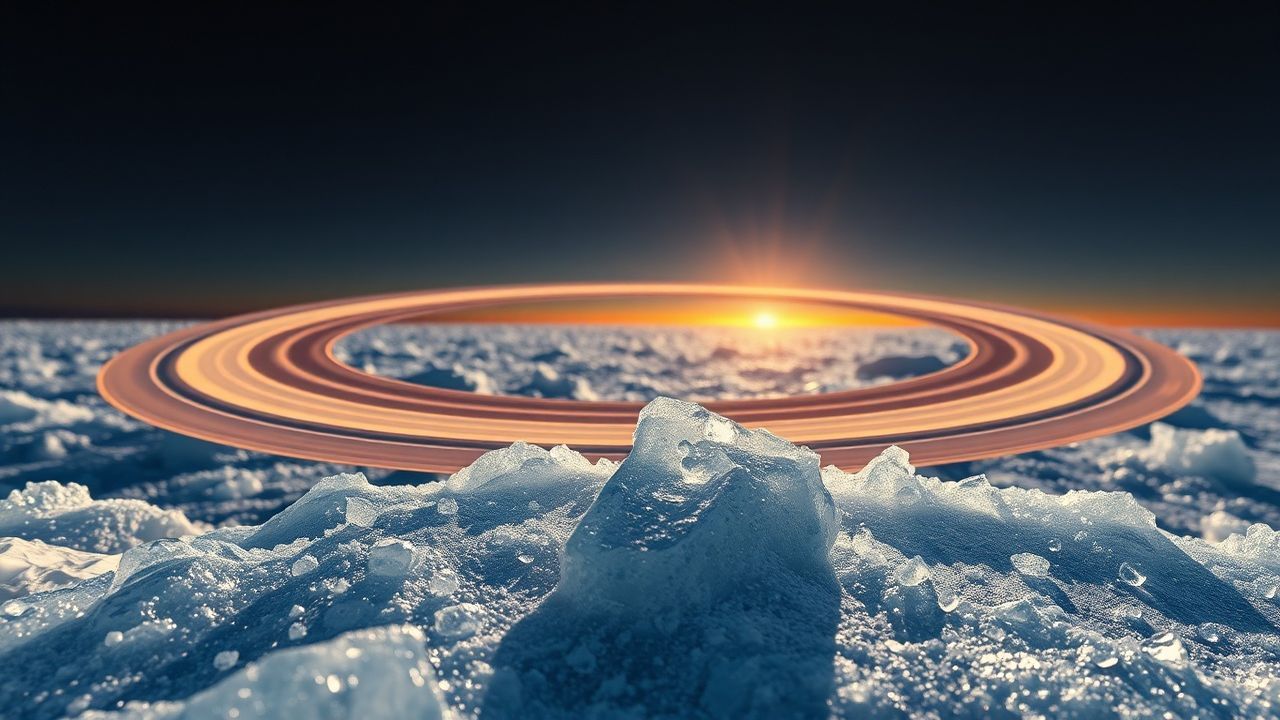 Infinite Saturn Rings Edge