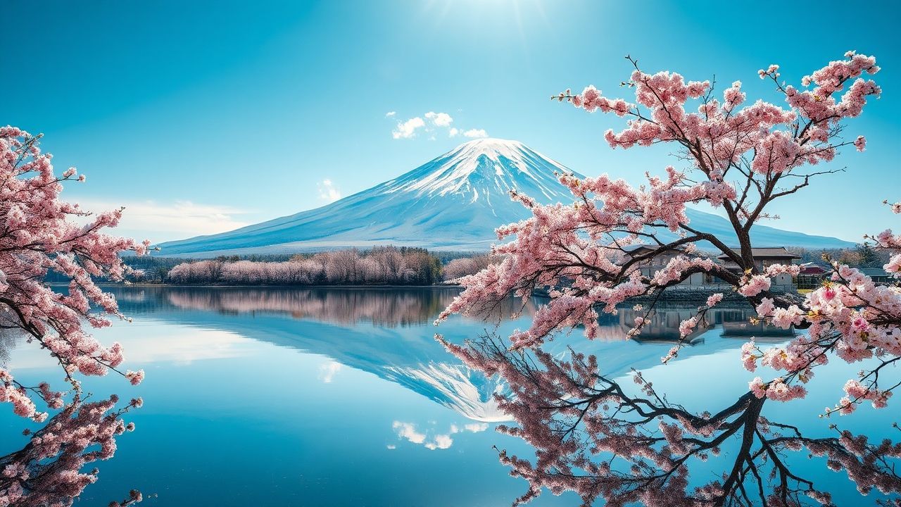 Enchanting Mt. Fuji Cherry Blossoms in Spring