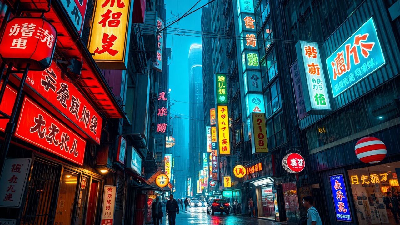 Infinite Hong Kong Alley Neon Dreams