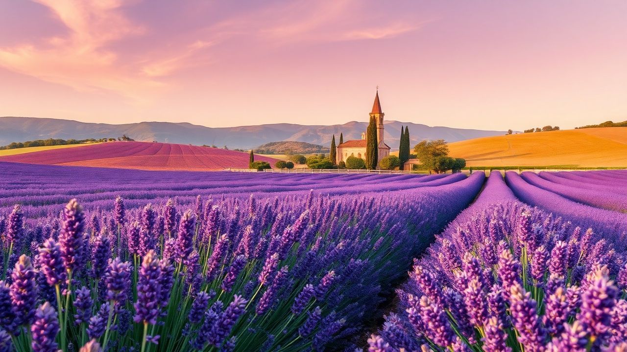 Legendary Provence Lavender Farmhouse in Summer