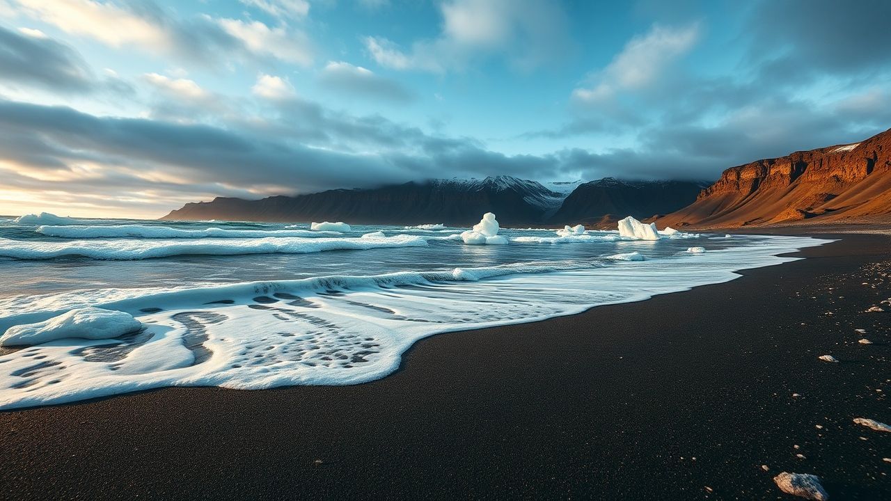 Resplendent Iceland Diamond Beach
