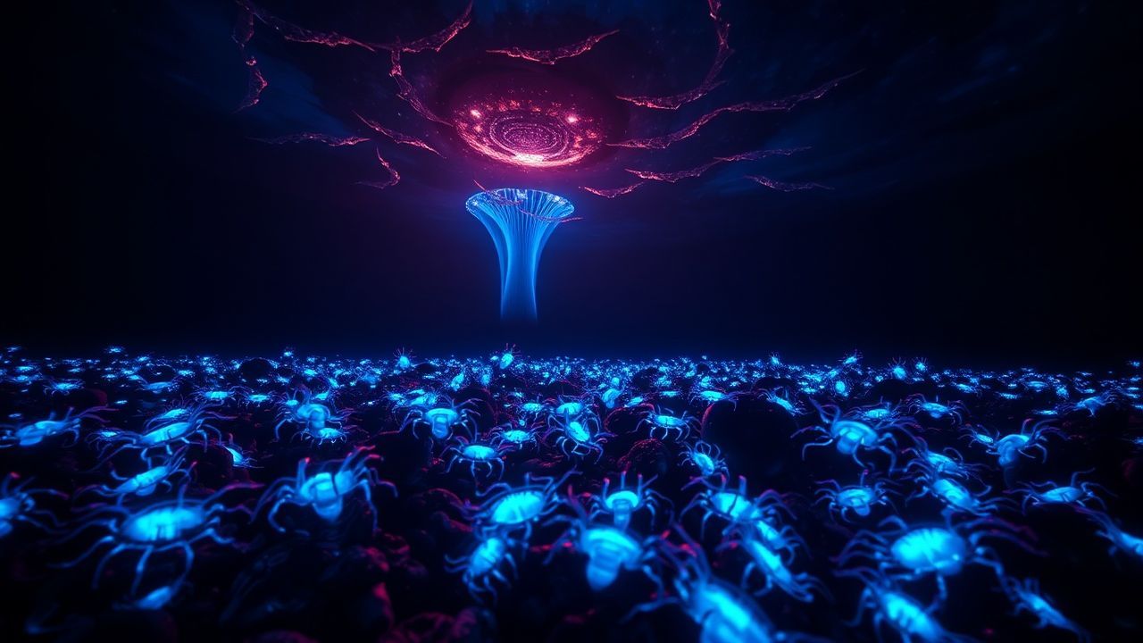 Exquisite Bioluminescent Deep Creatures Glow