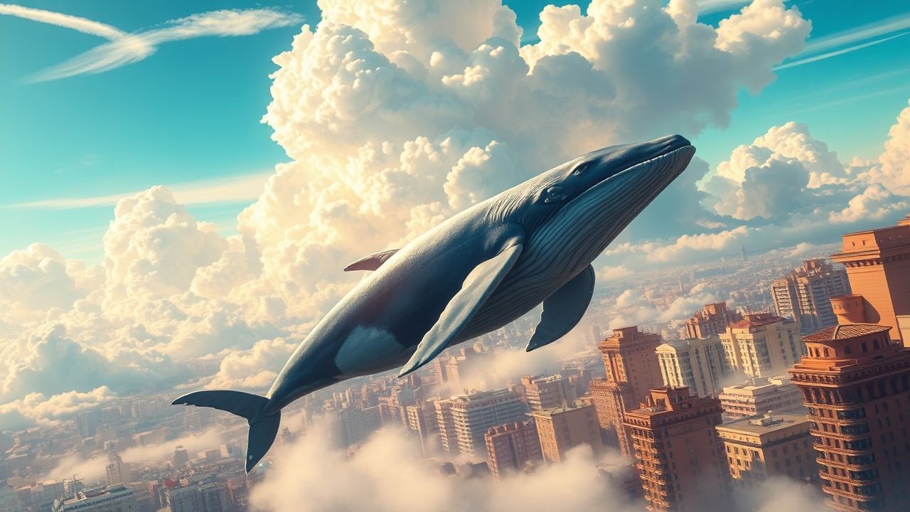 Fierce Whale Flying City