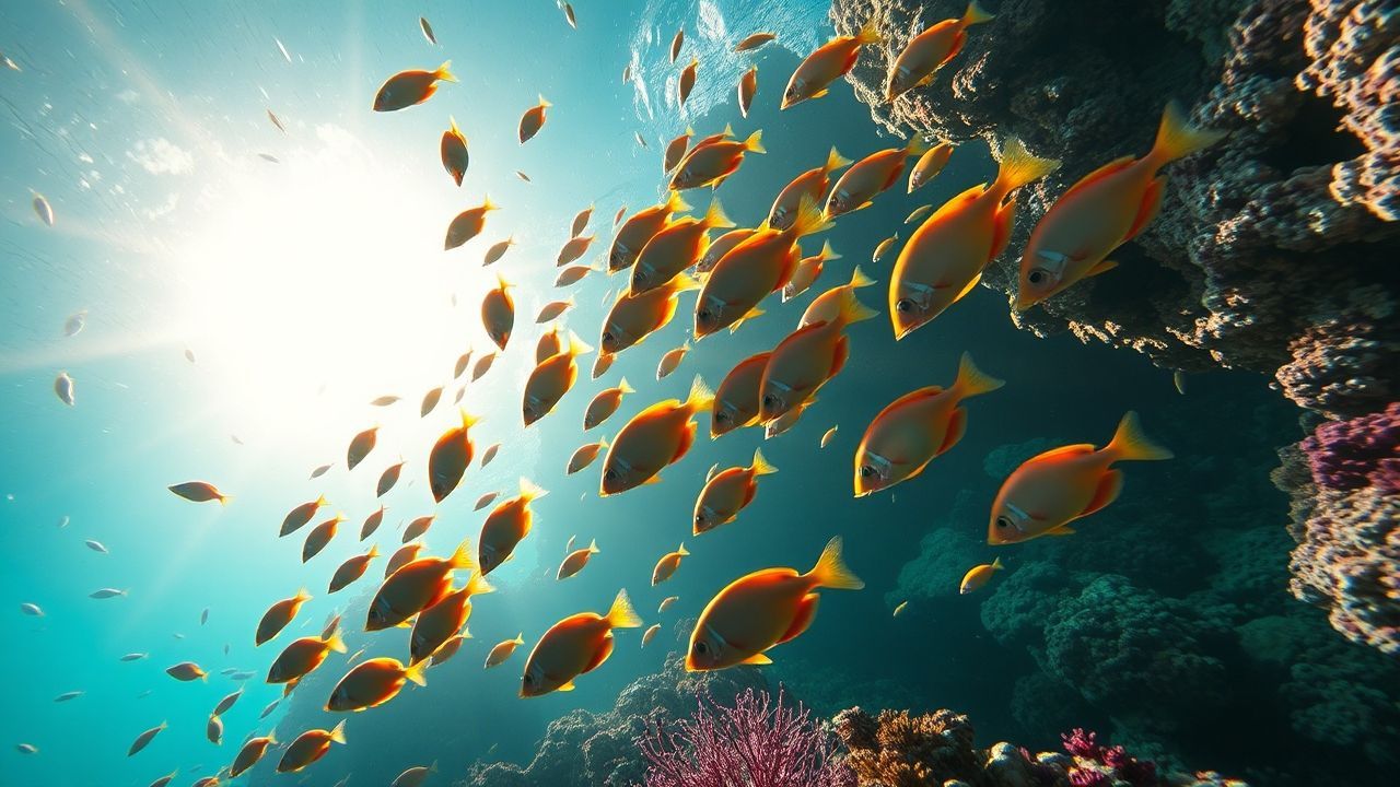 Mesmerizing Coral Reef Vibrant