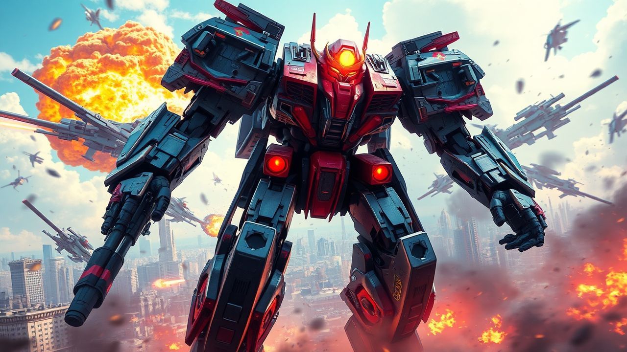 Haunting Mech Battle Giant