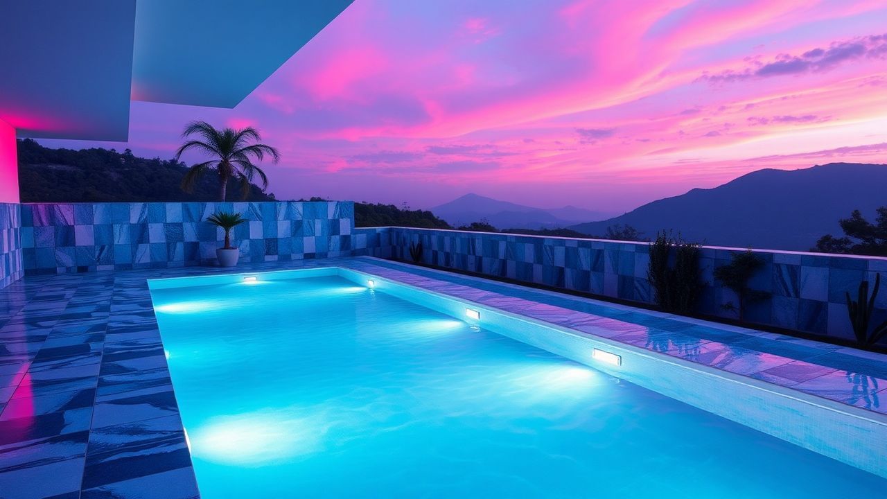 Nostalgic Liminal Pool Empty