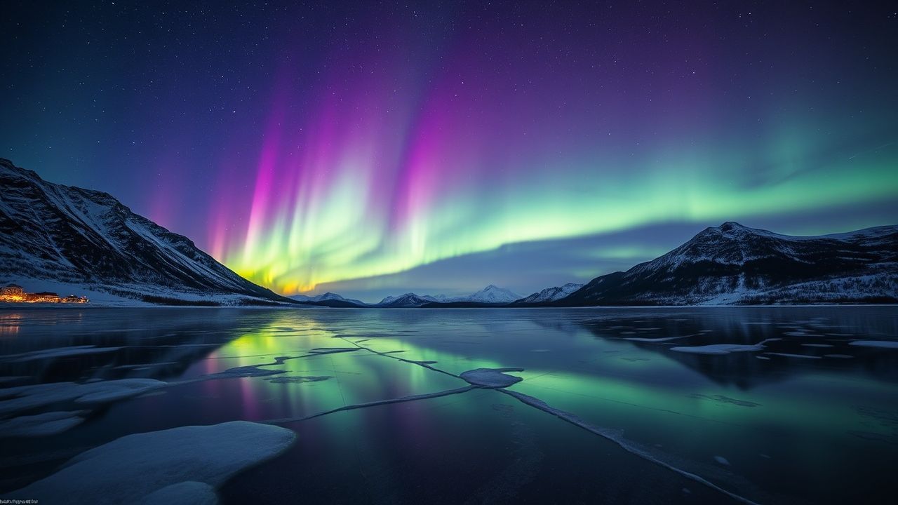 Lush Aurora Borealis Green Frozen