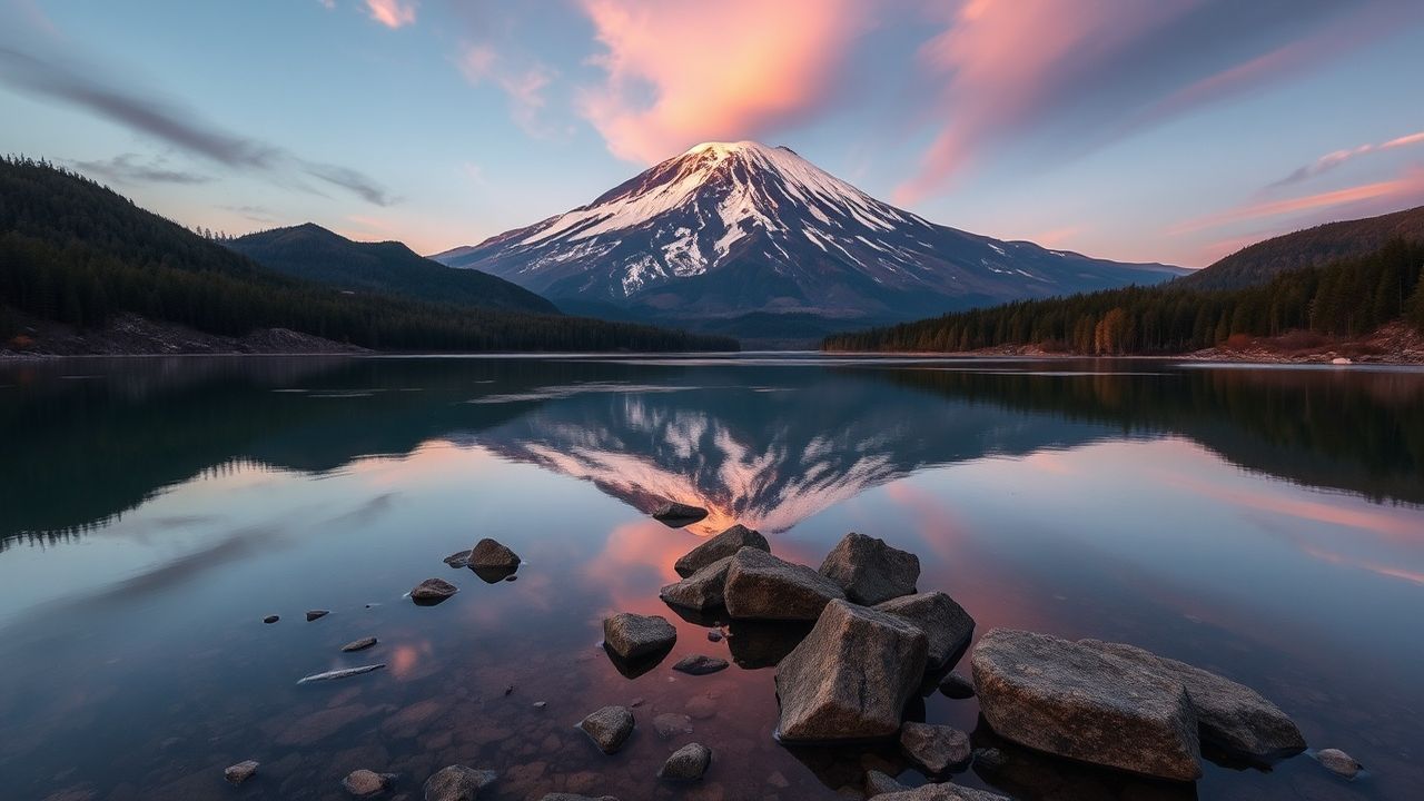 Legendary Mt. Fuji Mount Lakes Reflections