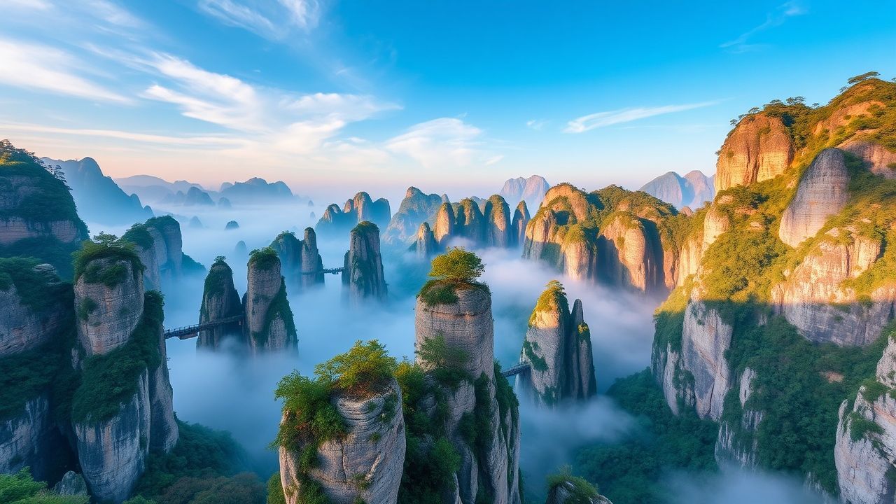 Brilliant China Zhangjiajie Avatar in the Mist