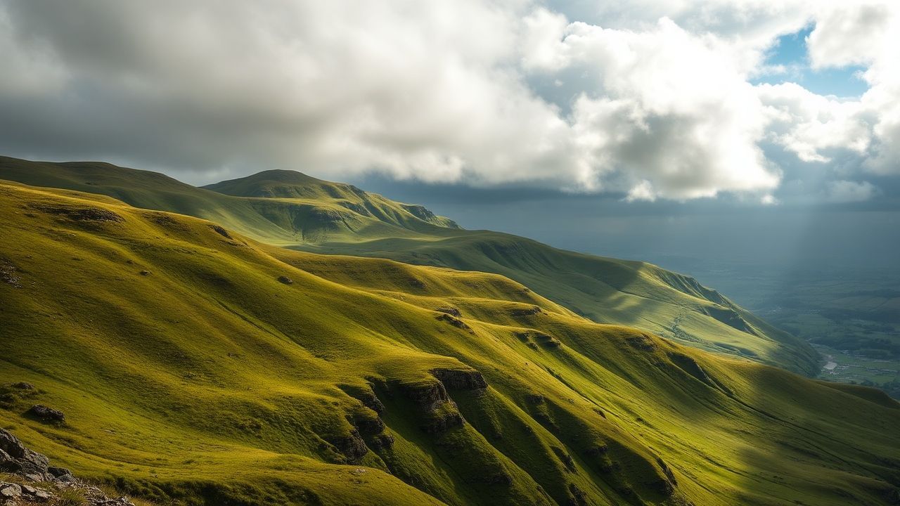 Dramatic Scottish Highlands Rolling Drama