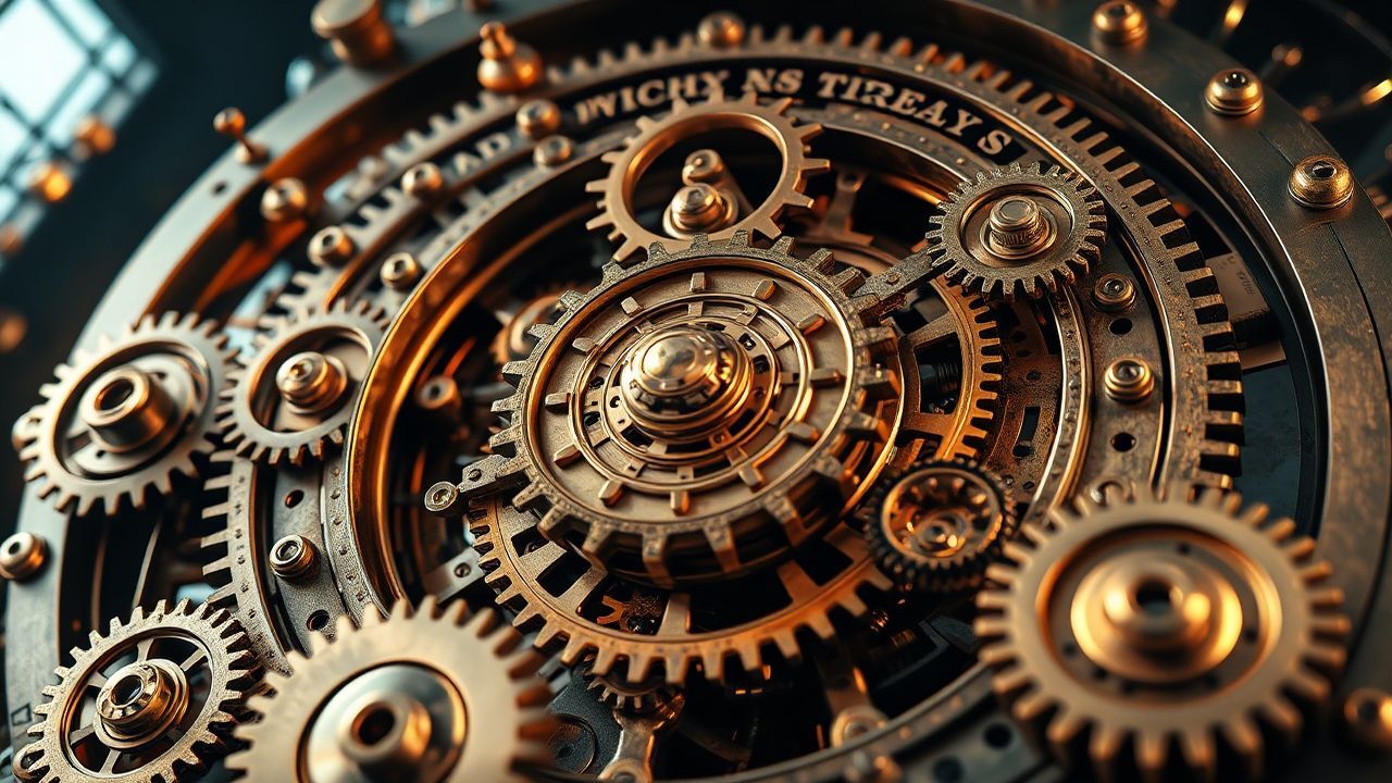 Breathtaking Clockwork Mechanism Gears