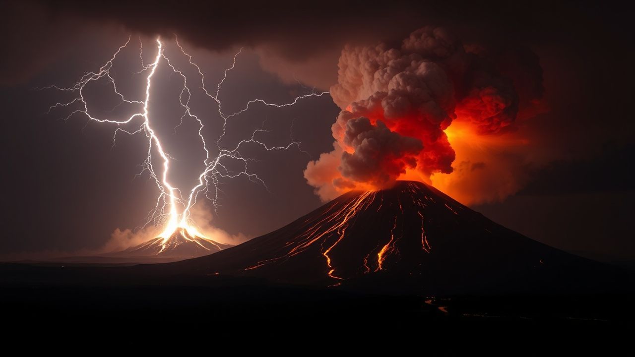Arcane Volcanic Lightning Eruption