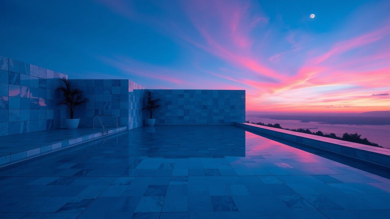 Dramatic Liminal Pool Empty