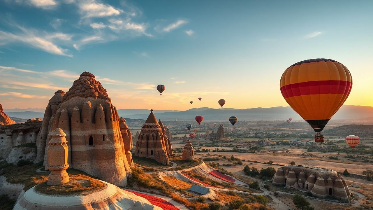 Glorious Cappadocia Turkey Fairy at Sunrise