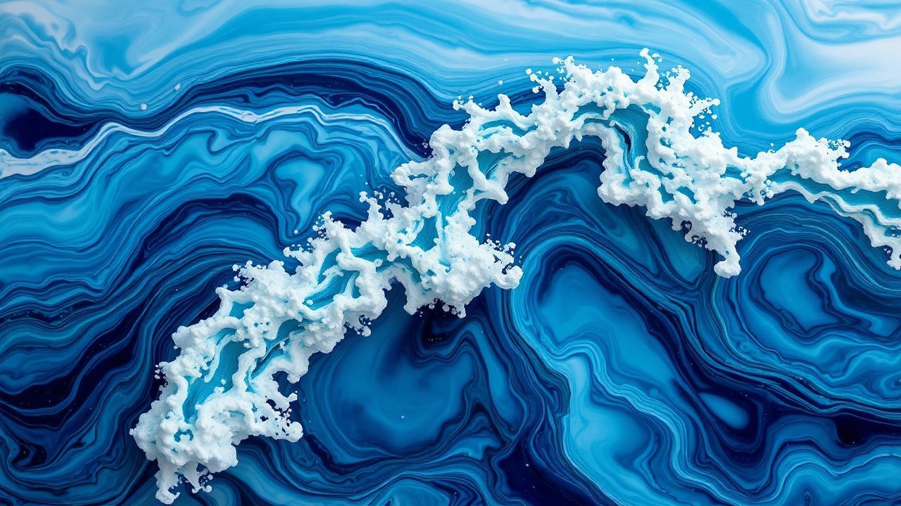 Fierce Resin Art Ocean