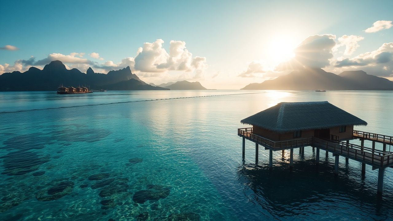 Sprawling Tahiti Overwater Bungalow