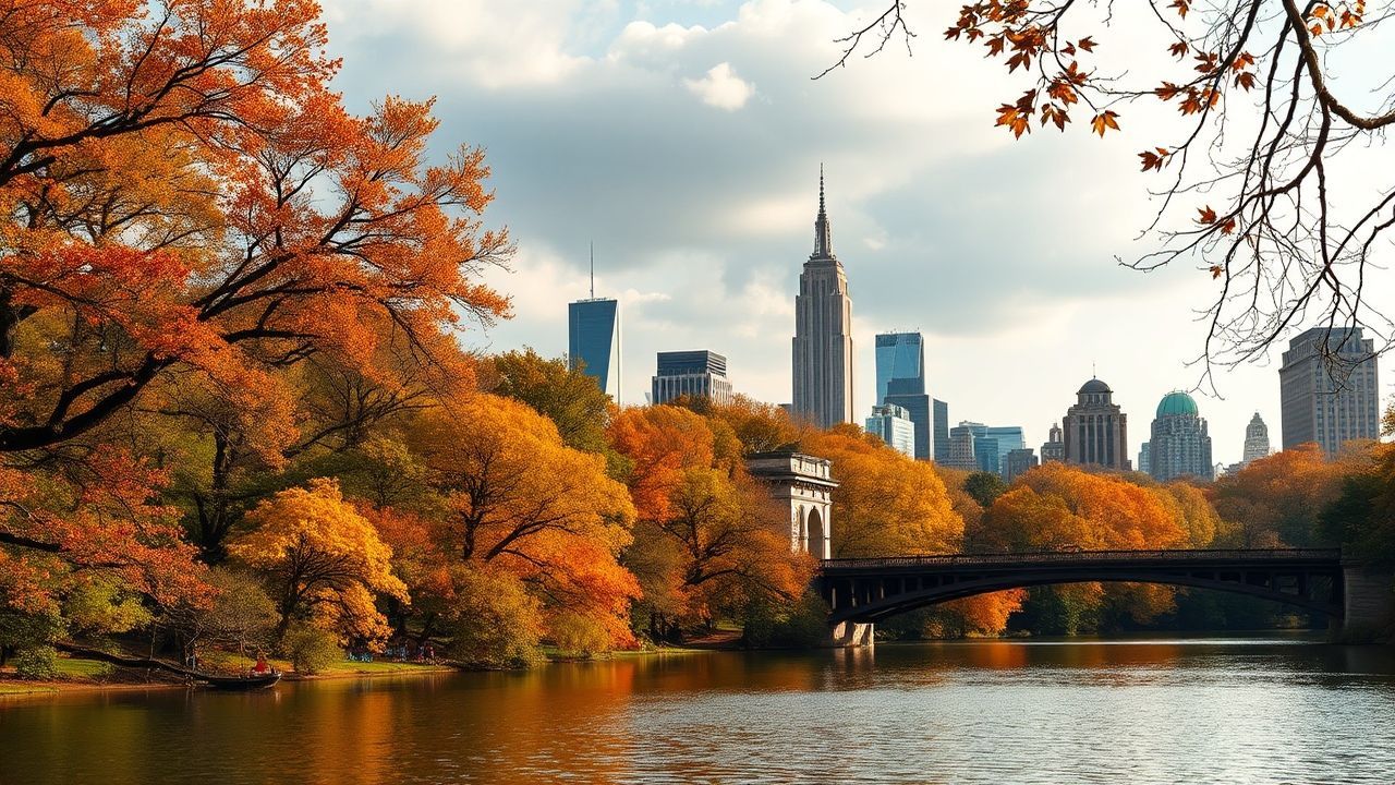 Mystical Central Park Foliage in Autumn