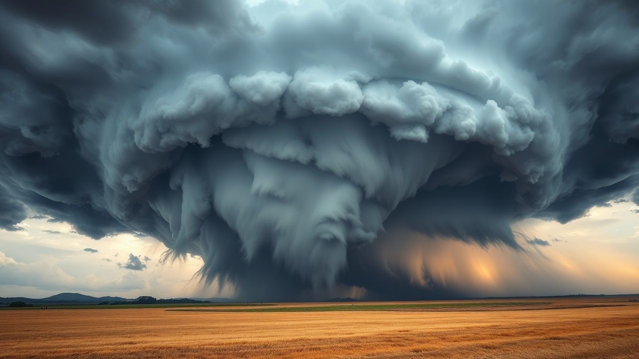 Sublime Tornado Supercell Structure Drama