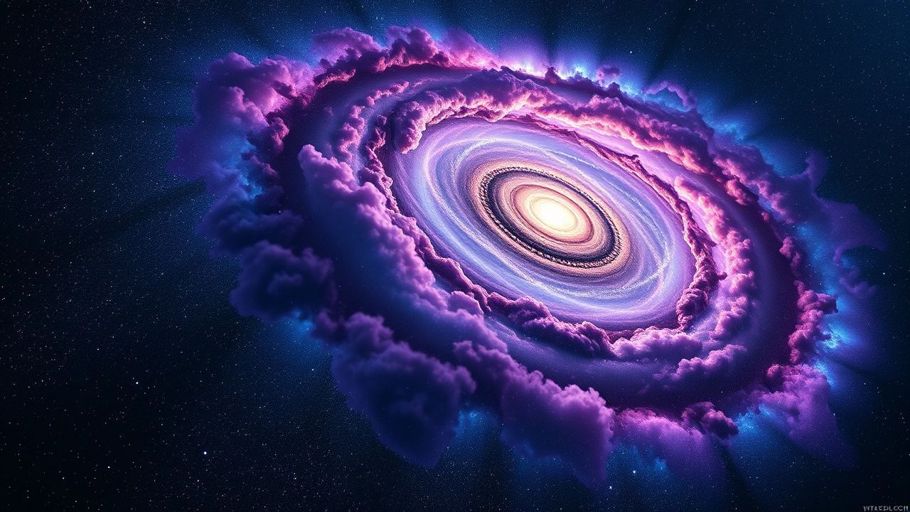 Radiant Spiral Galaxy Arm Panorama