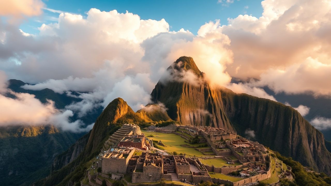 Cosmic Machu Picchu Picchu Clouds