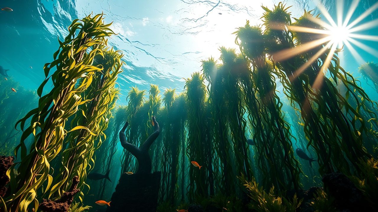 Dreamlike Kelp Forest Cathedral Depths
