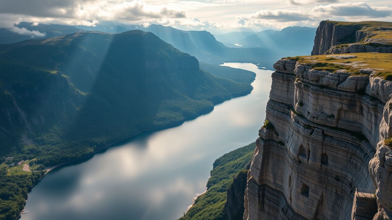 Splendid Norway Trolltunga Cliff Drama