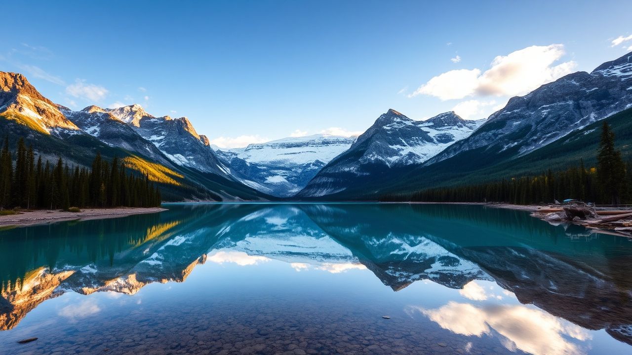 Magnificent Canadian Rockies Moraine Reflections