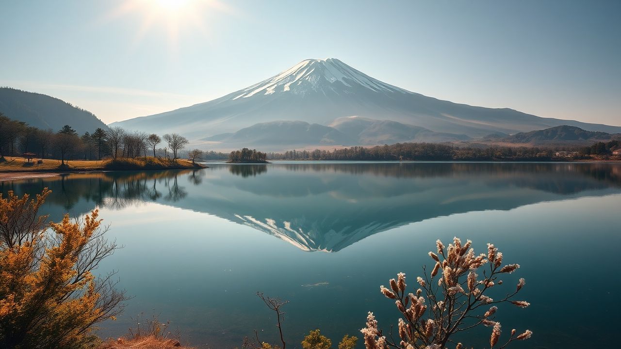 Infinite Mt. Fuji Mount Lakes Reflections