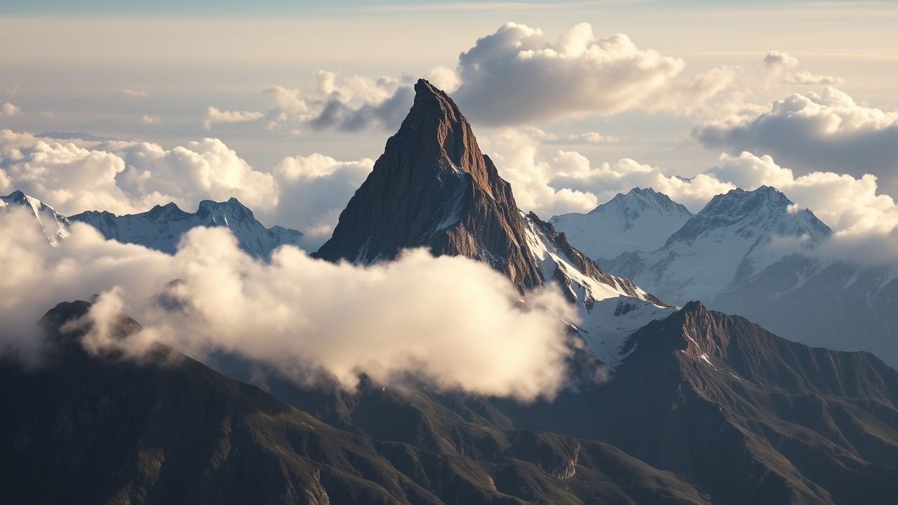 Dazzling Matterhorn Pyramid Peak Drama