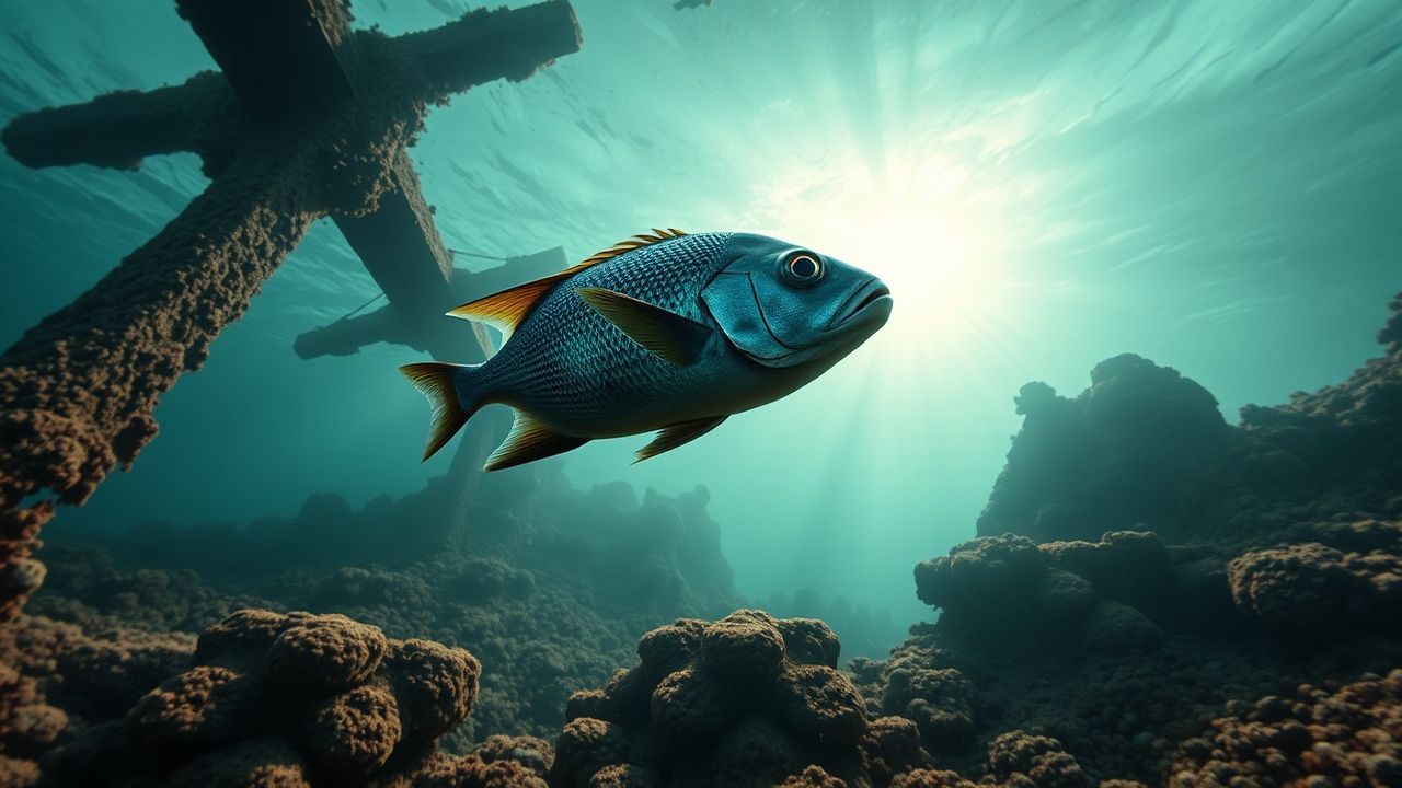 Delicate Shipwreck Coral Encrusted