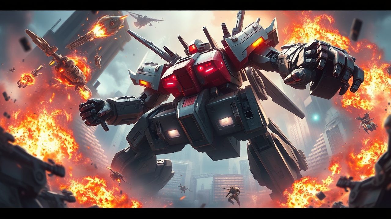 Brilliant Mech Battle Giant