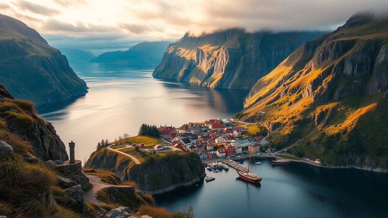 Enchanted Norway Fjord Cliffs Drama