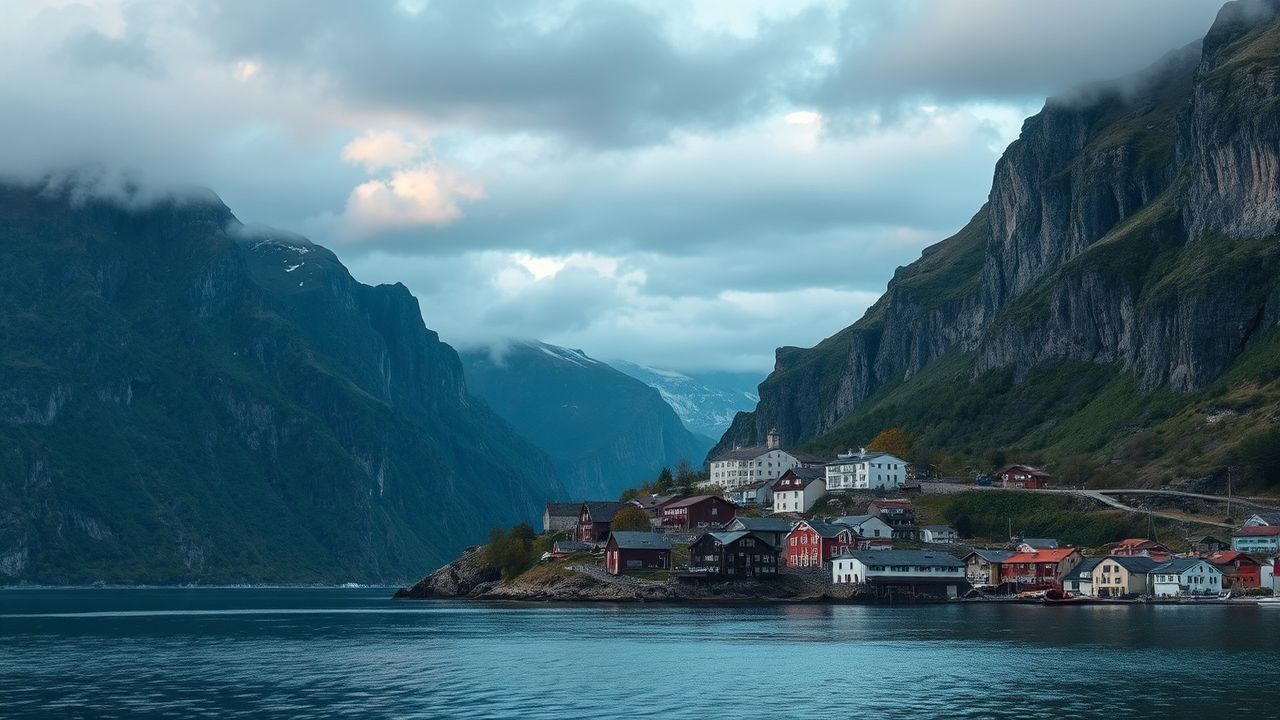 Awe-Inspiring Norway Fjord Cliffs Drama