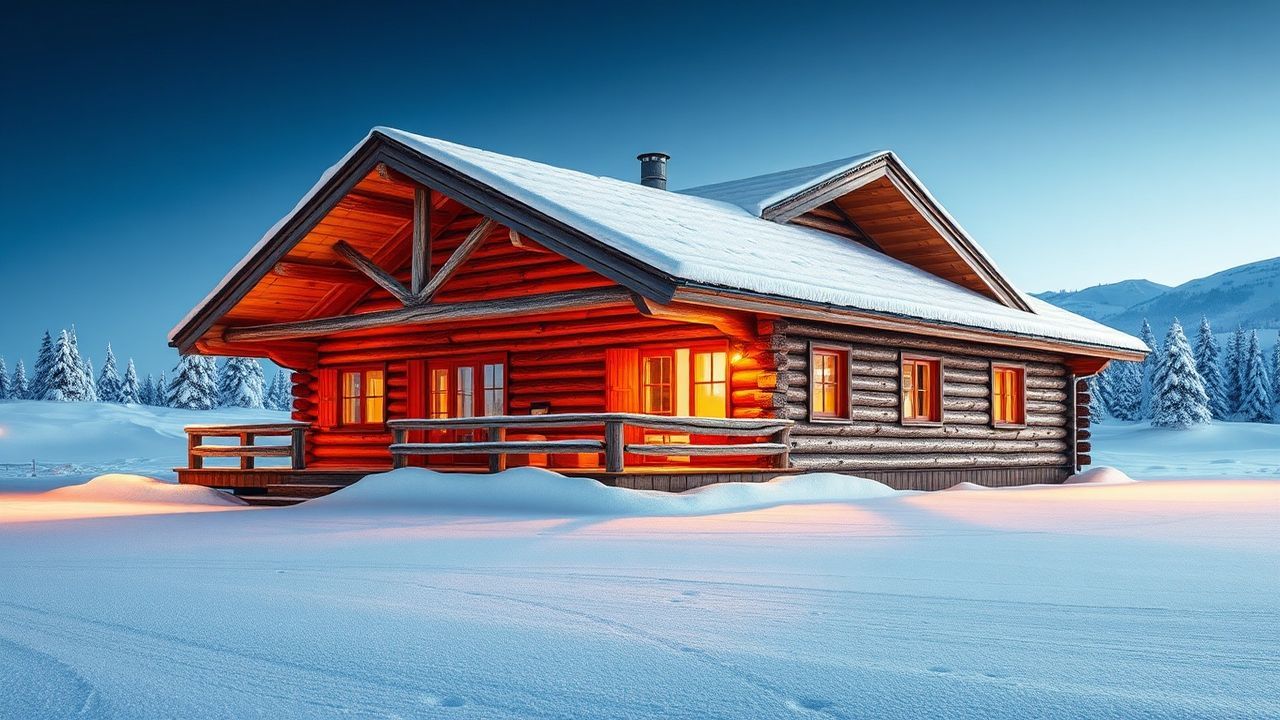 Refined Nordic Cabin Isolation in Winter
