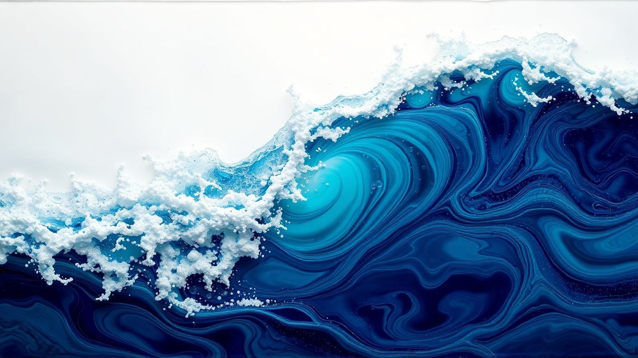 Prismatic Resin Art Ocean