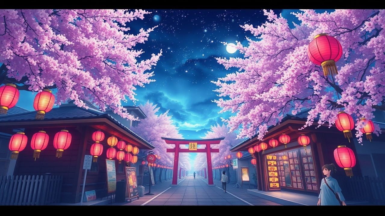 Dreamy Cherry Blossom Festival Magic
