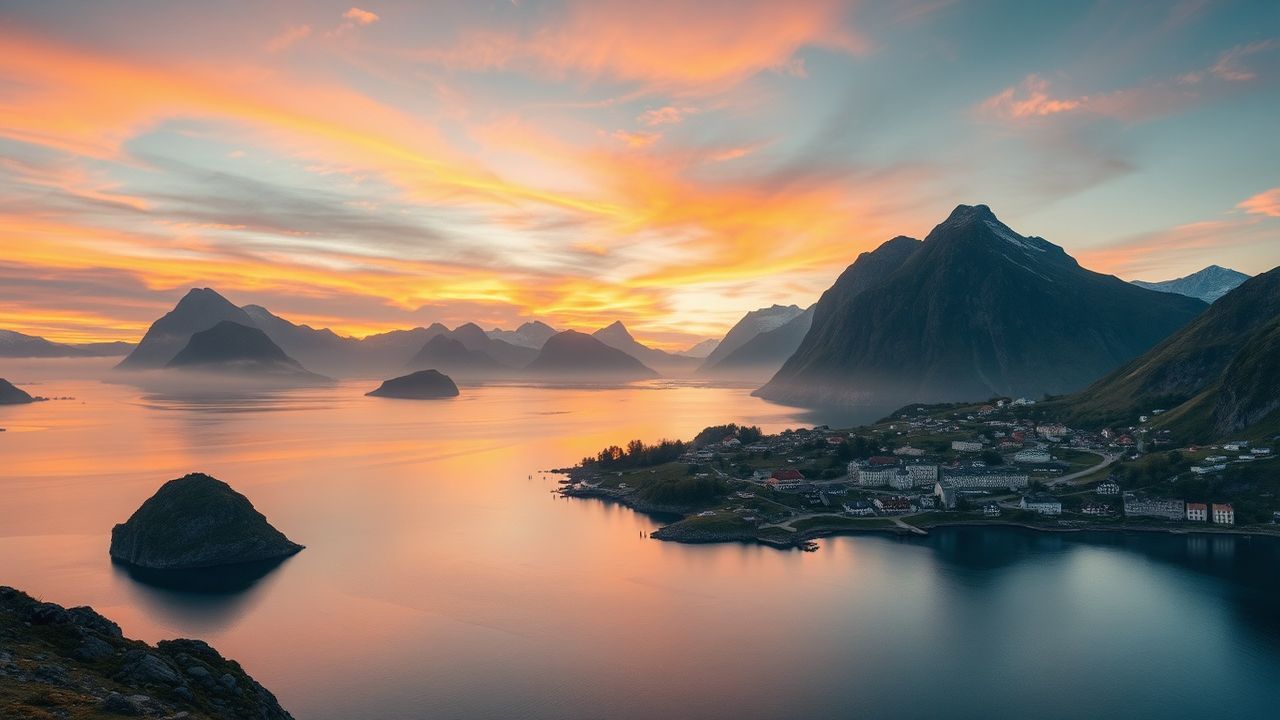 Striking Norway Lofoten Islands Drama