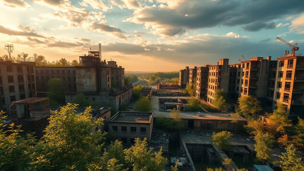 Crumbling Chernobyl Nature Reclaiming