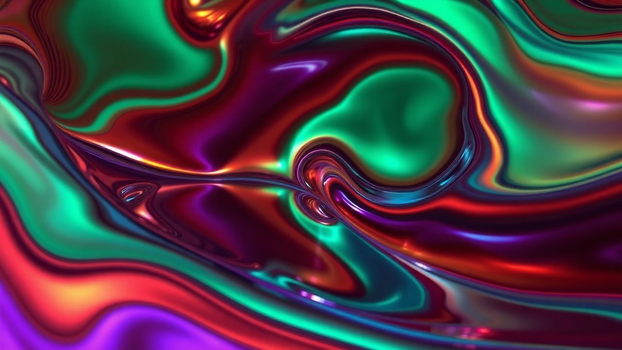 Dramatic Liquid Chrome Morphing
