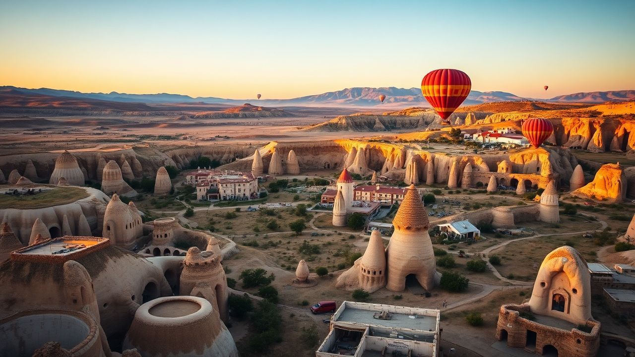 Captivating Cappadocia Turkey Fairy at Sunrise