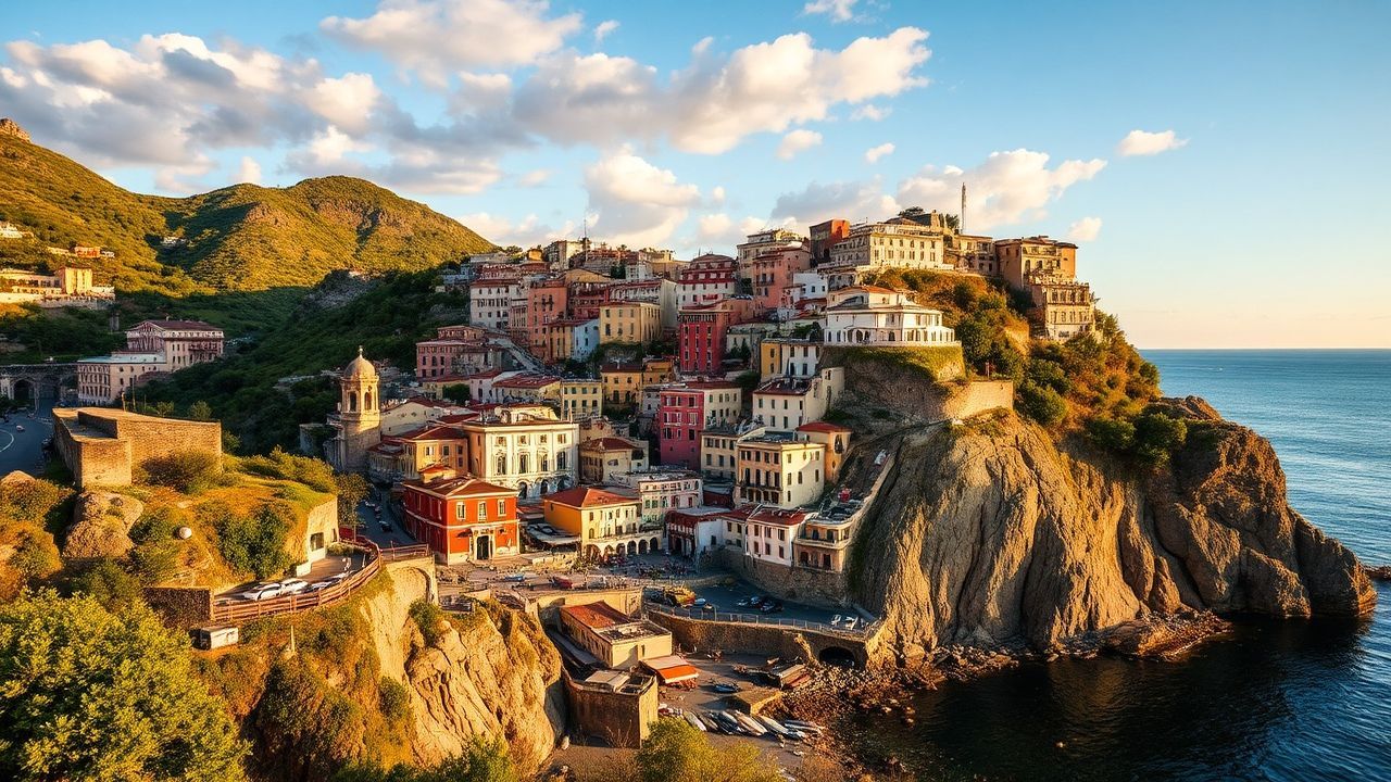 Glorious Amalfi Coast Coast Colorful Drama