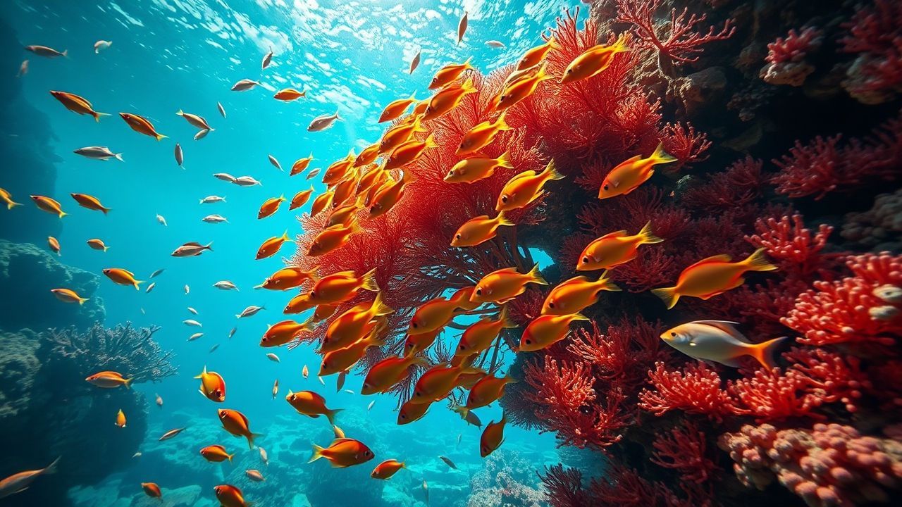 Glorious Coral Reef Vibrant