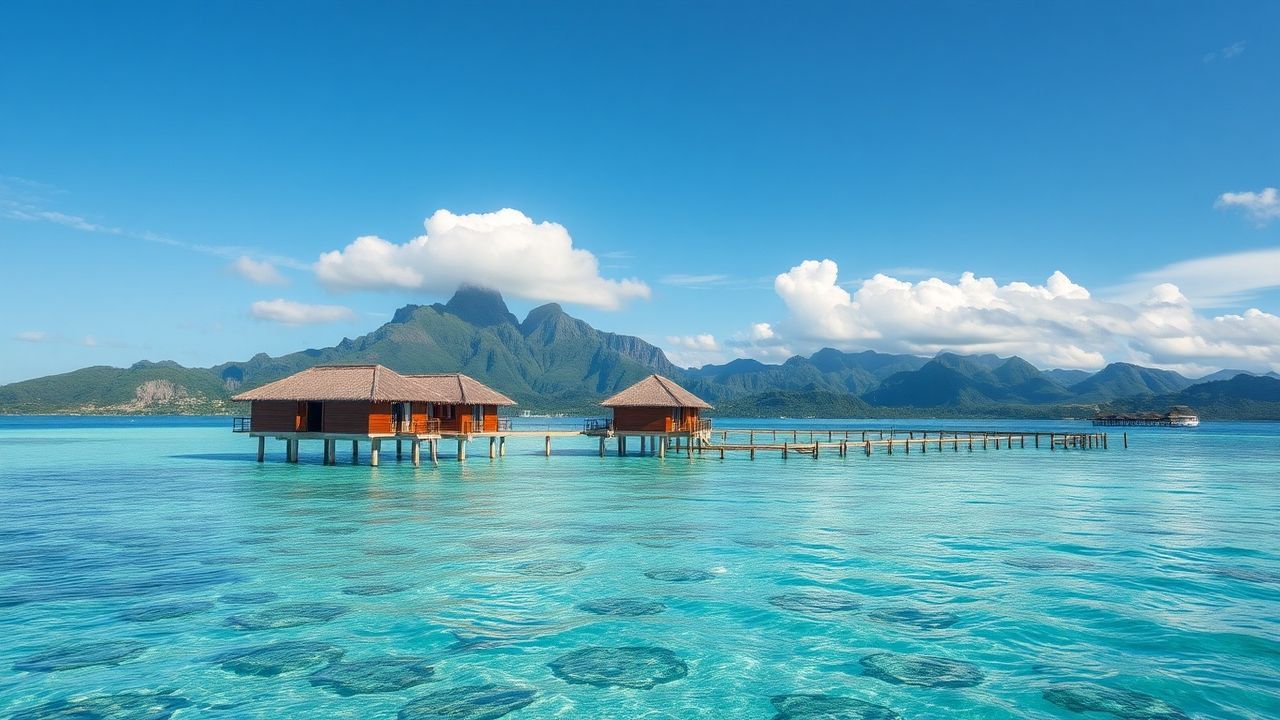 Striking Tahiti Overwater Bungalow