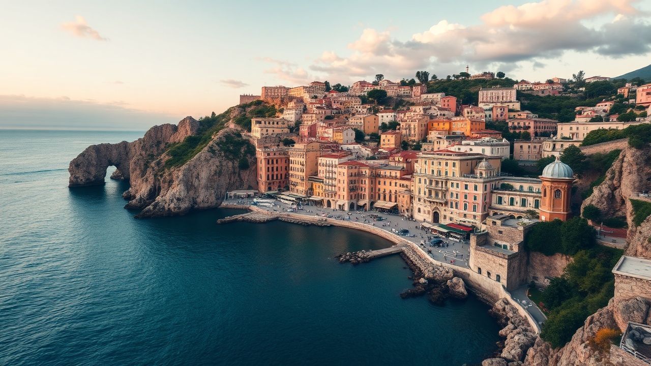Celestial Amalfi Coast Coast Colorful Drama