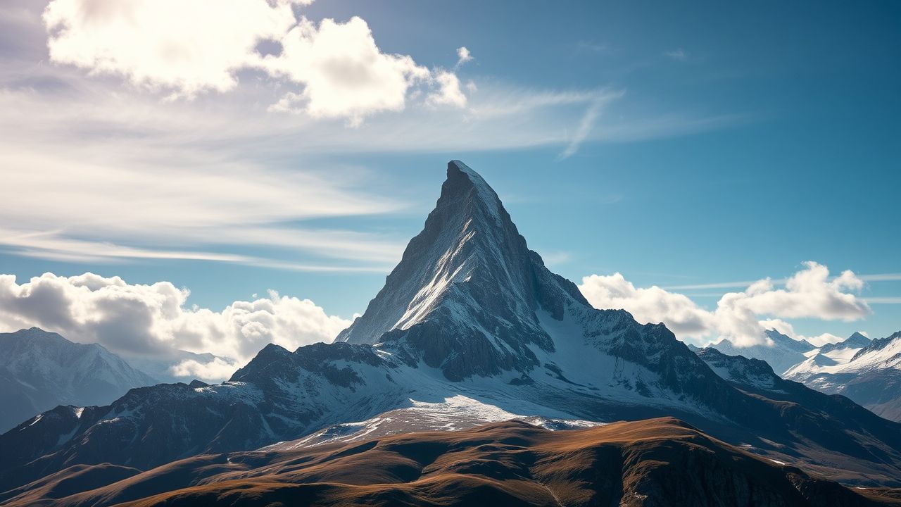 Fierce Matterhorn Pyramid Peak Drama