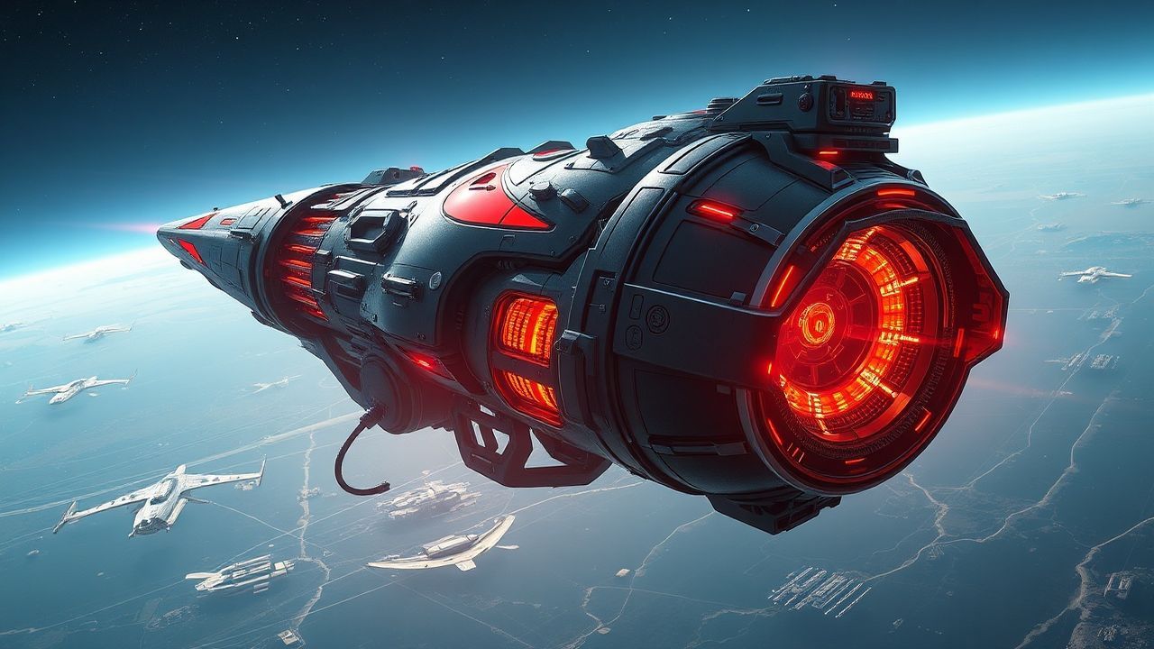 Radiant Bioship Organic Spacecraft