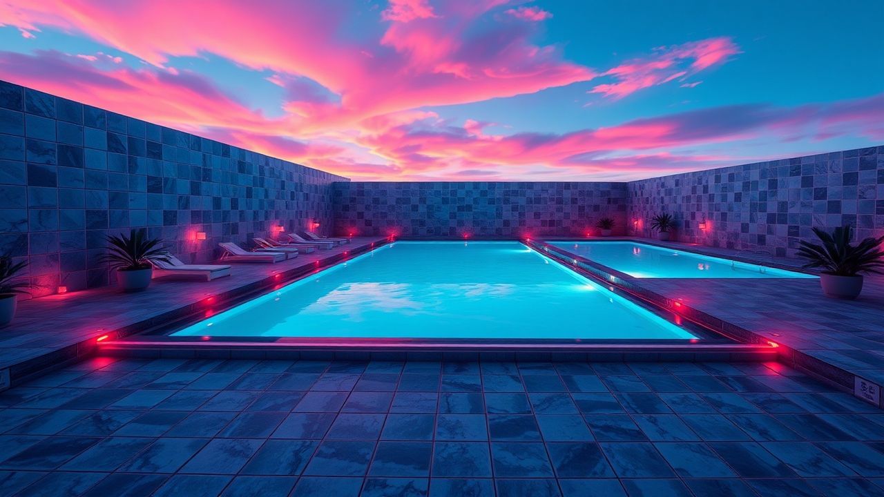 Radiant Liminal Pool Empty